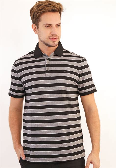 camisa polo calvin klein com listras original brasil|Camisa Calvin Klein Polo Listrada .